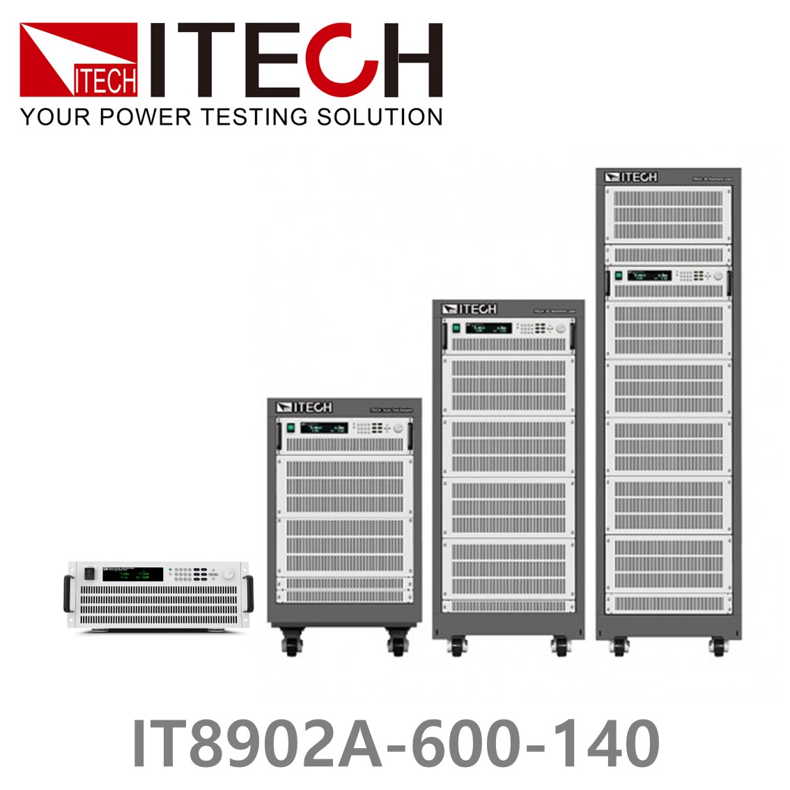 [ ITECH ] IT8902A-600-140  고성능 고전력 DC 전자로드  600V/140A/2kW (4U)