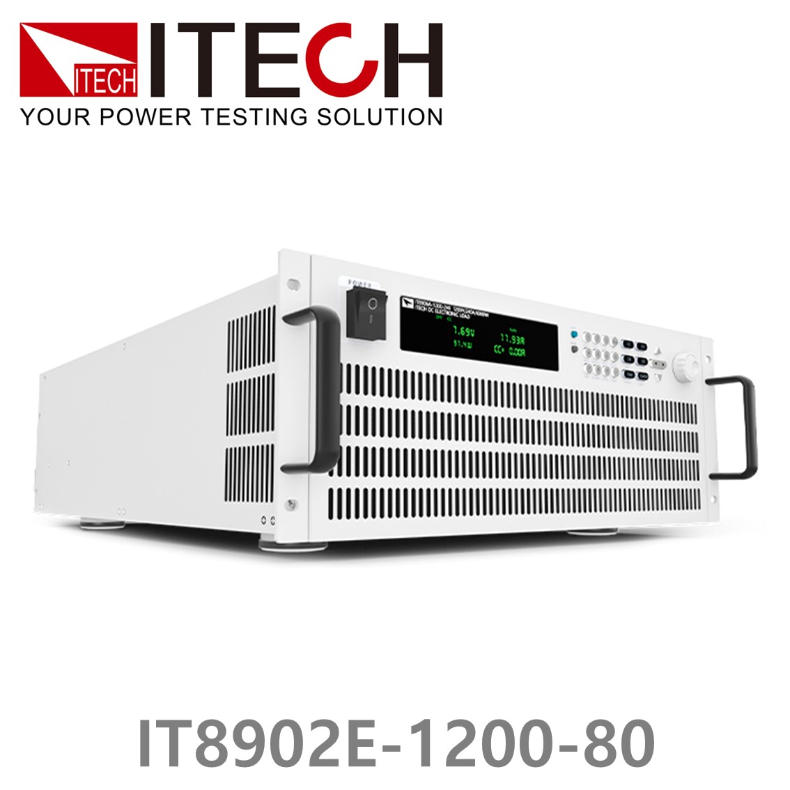 [ ITECH ] IT8902E-1200-80  고성능 고전력 DC 전자로드 1200V/80A/2kW (4U)