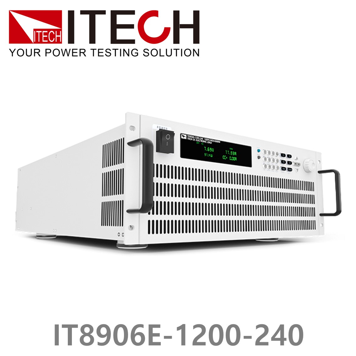 [ ITECH ] IT8906E-1200-240  고성능 고전력 DC 전자로드 1200V/240A/6kW (4U)