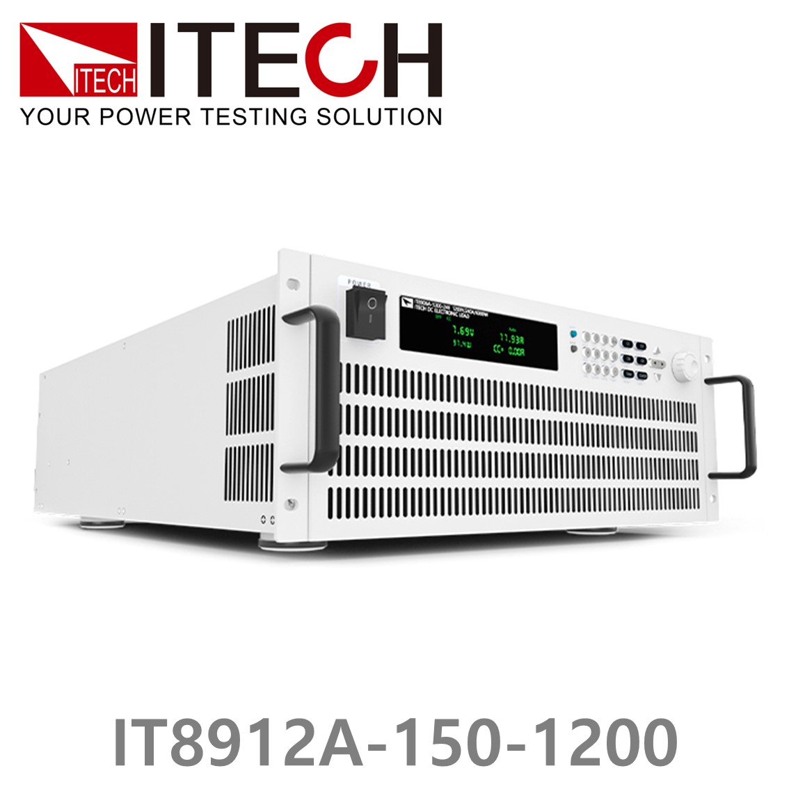 [ ITECH ] IT8912A-150-1200  고성능 고전력 DC 전자로드 150V/1200A/12kW (8U)