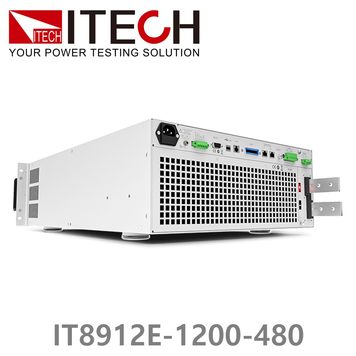 [ ITECH ] IT8912E-1200-480  고성능 고전력 DC 전자로드 1200V/480A/12kW (8U)