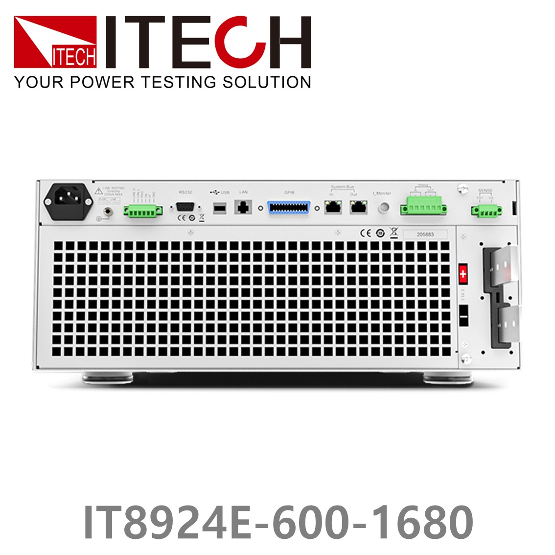 [ ITECH ] IT8924E-600-1680  고성능 고전력 DC 전자로드 600V/1680A/24kW (27U)