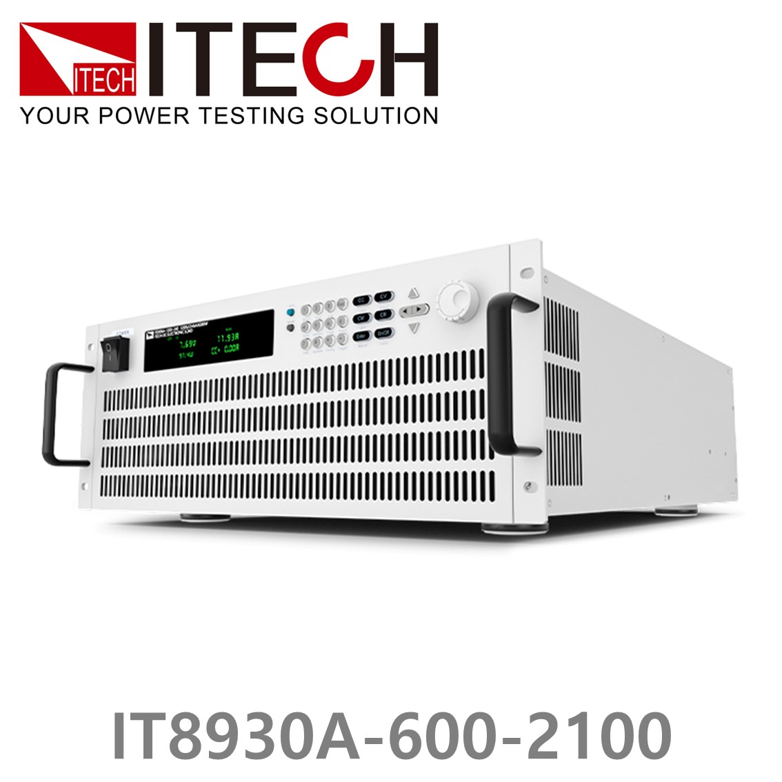 [ ITECH ] IT8930A-600-2100  고성능 고전력 DC 전자로드 600V/2100A/30kW (27U)