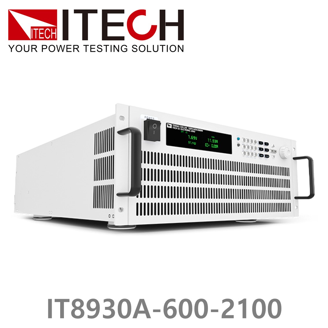 [ ITECH ] IT8930A-600-2100  고성능 고전력 DC 전자로드 600V/2100A/30kW (27U)