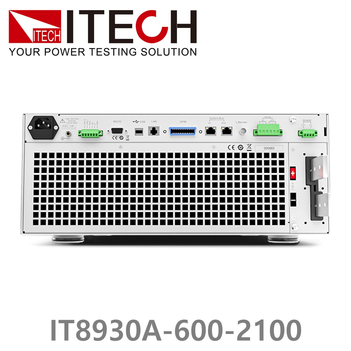 [ ITECH ] IT8930A-600-2100  고성능 고전력 DC 전자로드 600V/2100A/30kW (27U)