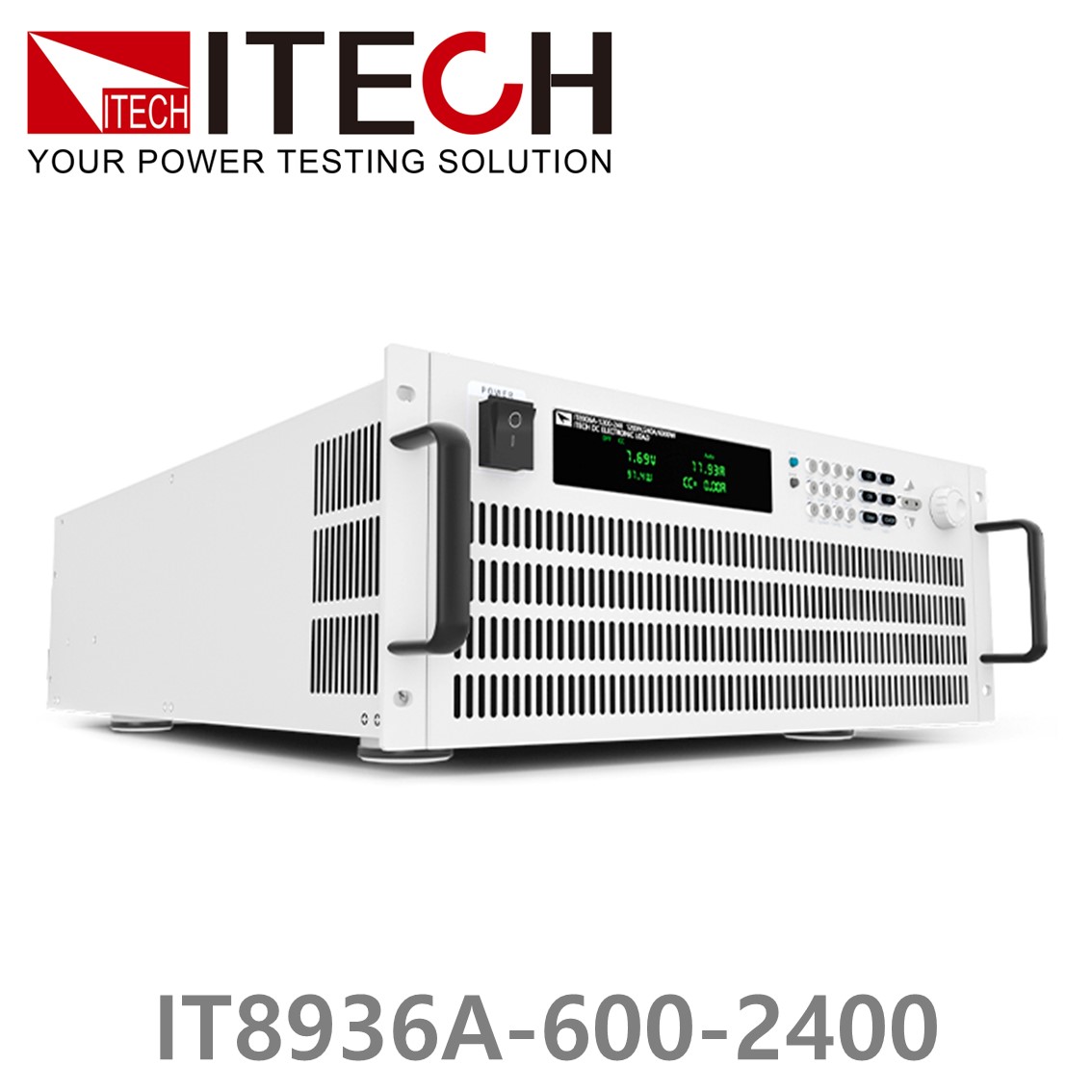 [ ITECH ] IT8936A-600-2400  고성능 고전력 DC 전자로드 600V/2400A/36kW (27U)