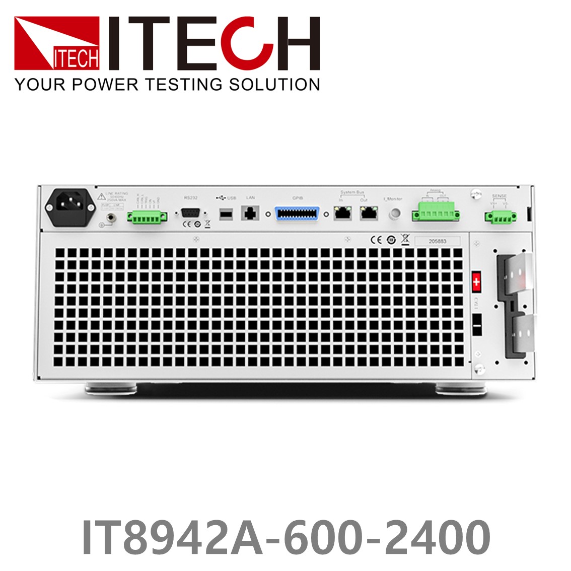 [ ITECH ] IT8942A-600-2400  고성능 고전력 DC 전자로드 600V/2400A/42kW (37U)