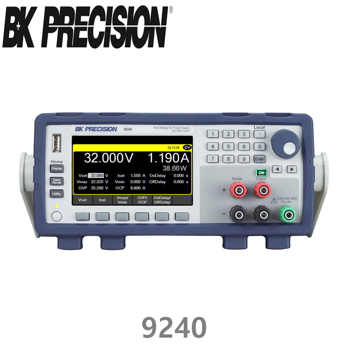 [ BK Precision ] 9240  32V/8A/120W 멀티레인지 DC전원공급장치