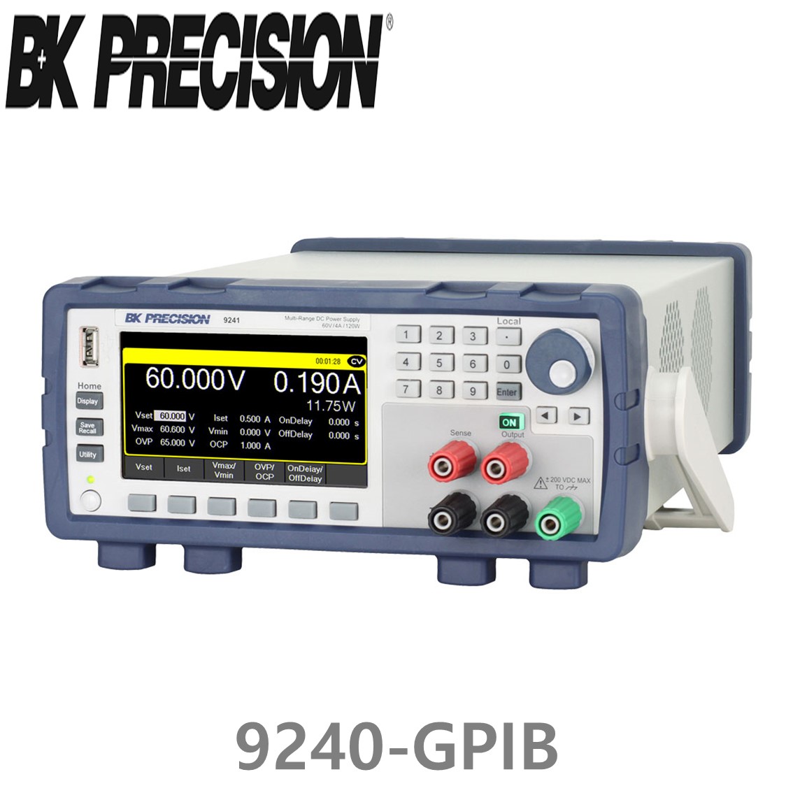 [ BK Precision ] 9240-GPIB  32V/8A/120W 멀티레인지 DC전원공급장치