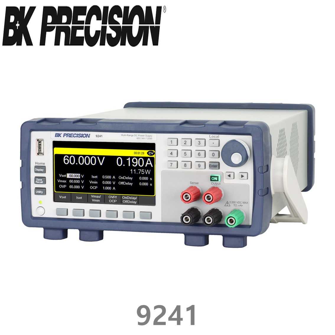 [ BK Precision ] 9241  60V/4A/120W 멀티레인지 DC전원공급장치