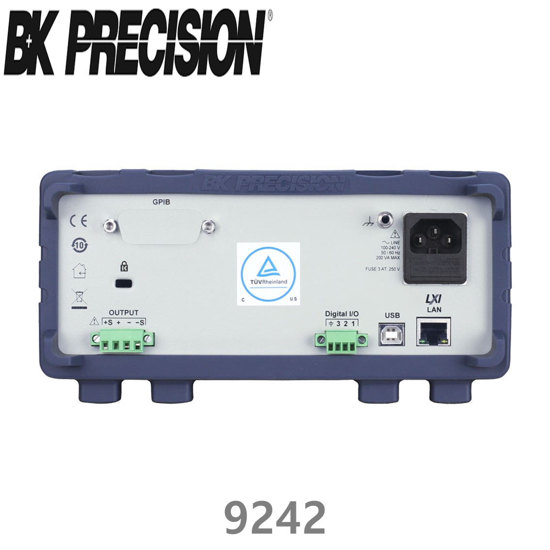 [ BK Precision ] 9242  60V/10A/200W 멀티레인지 DC 전원공급장치