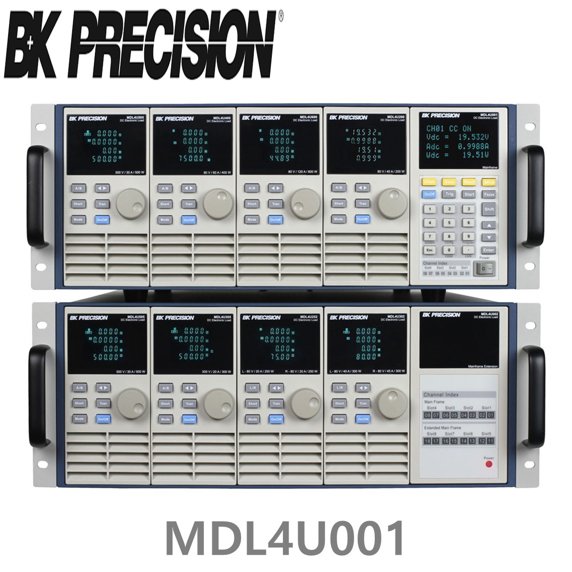 [ BK Precision ] MDL4U001  메인프레임 MDL DC전자로드모듈(4U)