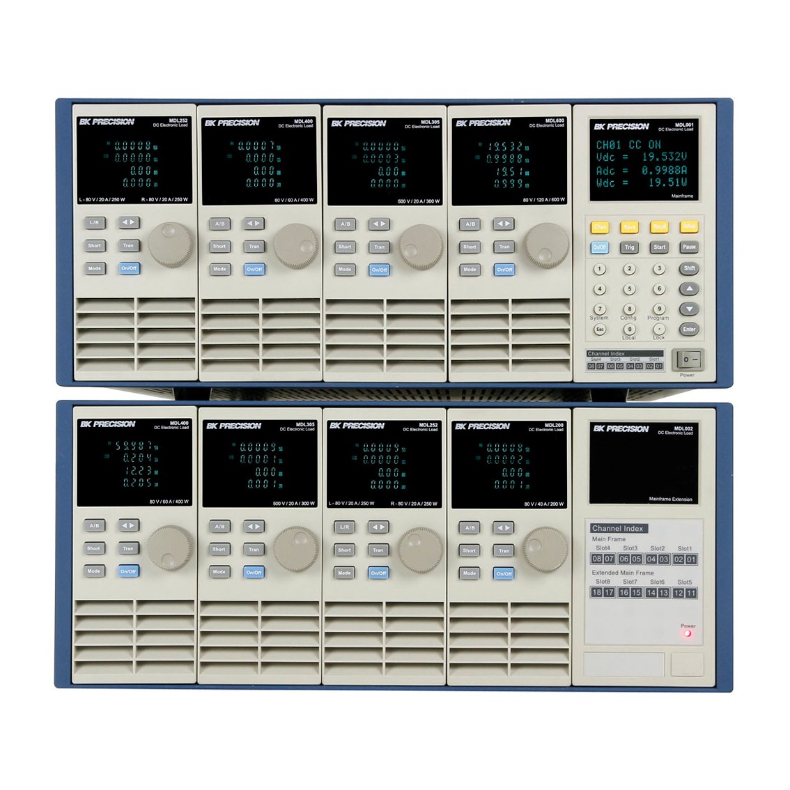 BK PRECISION MDL4U002  MDL DC전자로드모듈(4U)용 확장 메인프레임