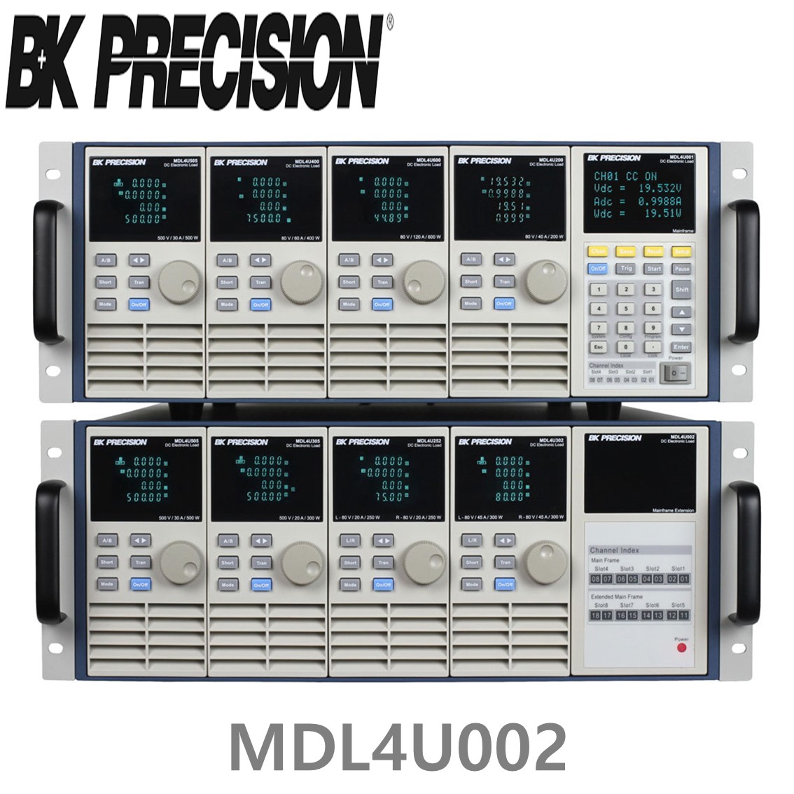 [ BK Precision ] MDL4U200  DC전자로드모듈(4U) 80V/40A/200W