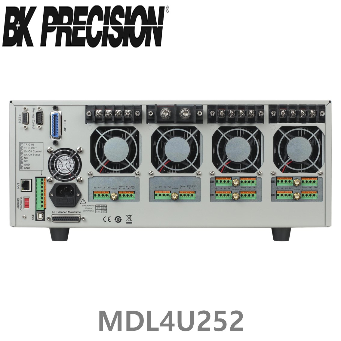 [ BK Precision ] MDL4U252  DC전자로드모듈(4U) 2채널/80V/20A/250W