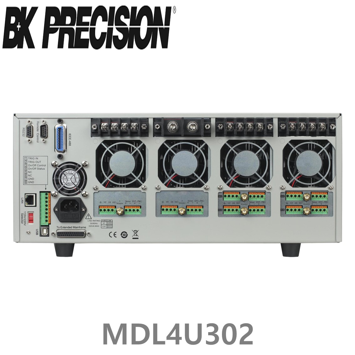 [ BK Precision ] MDL4U302  DC전자로드모듈(4U) 2채널/80V/45A/300W