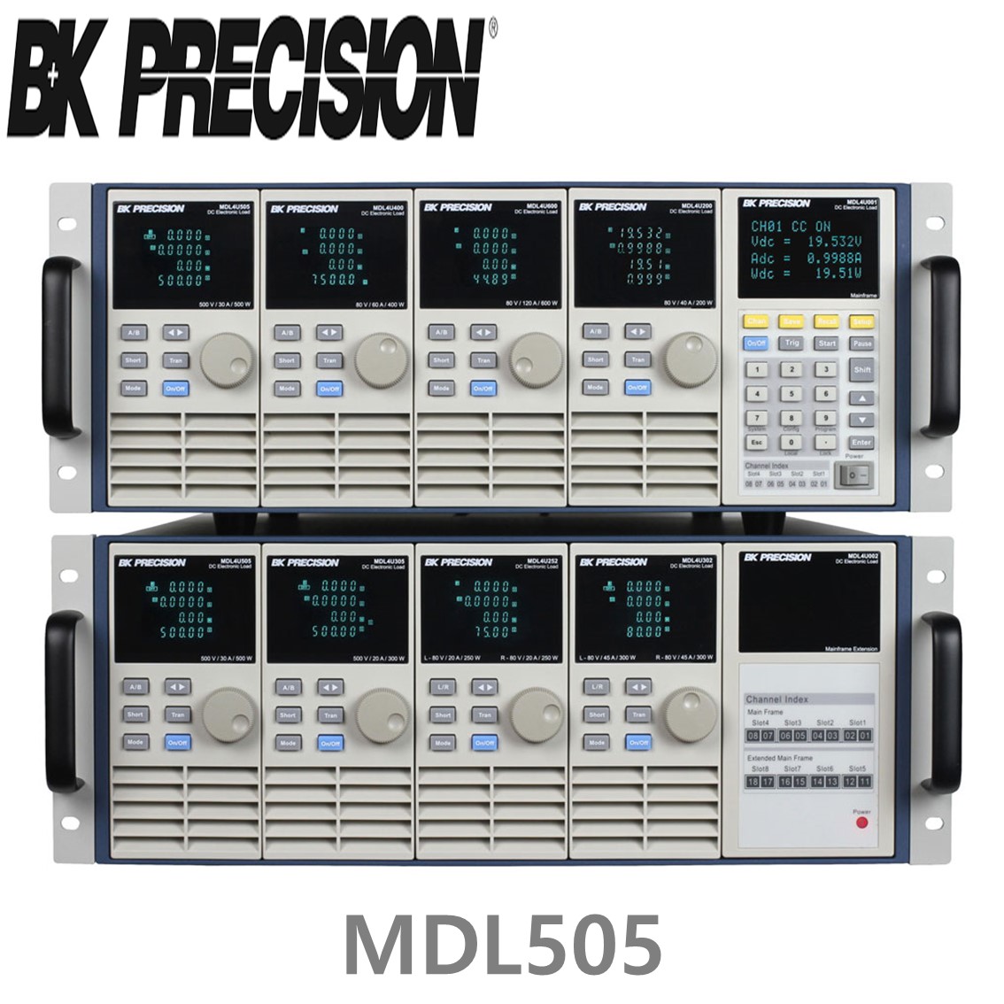 [ BK Precision ] MDL505  DC전자로드모듈 500V/30A/500W