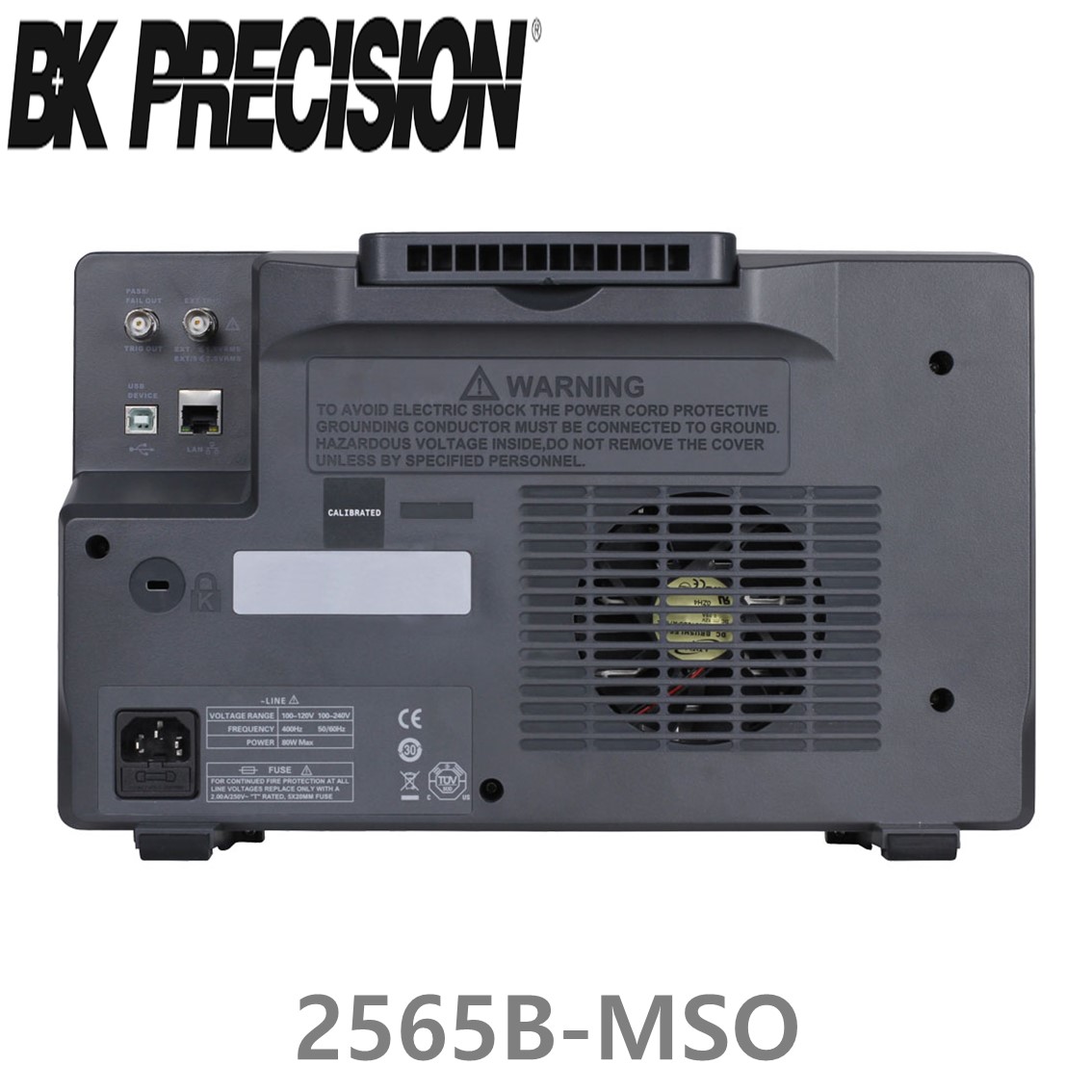 [ BK Precision ] 2565B-MSO  4채널/100MHz/2GSa 디지털 오실로스코프  MSO