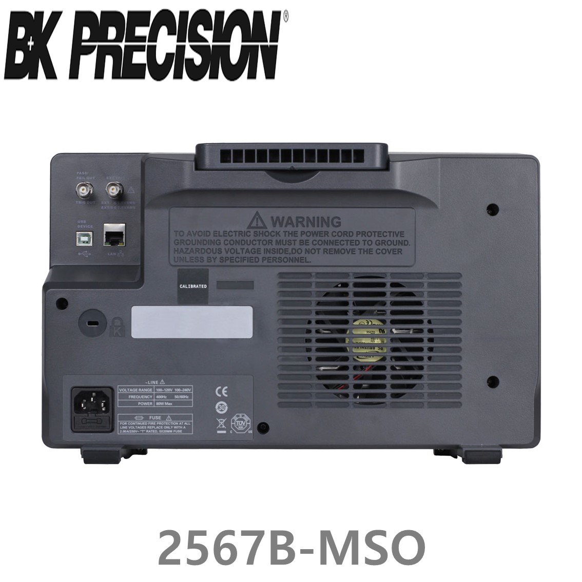 [ BK Precision ] 2567B-MSO  4채널/200MHz/2GSa 디지털 오실로스코프 MSO