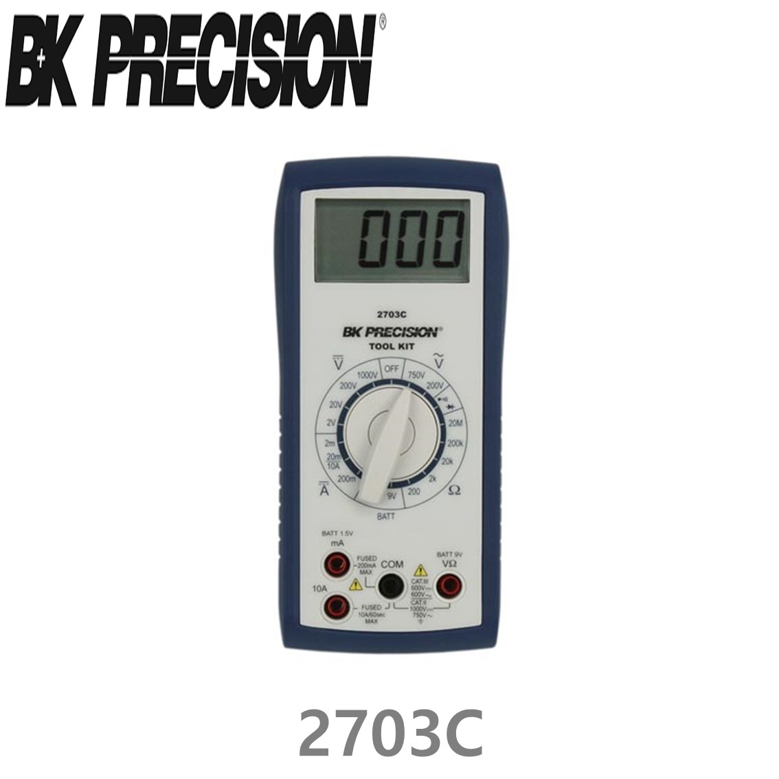 [ BK Precision ] 2703C  휴대용 디지탈 멀티미터 (DC ~1000V/AC ~750V)