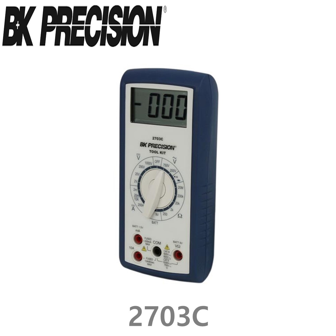 [ BK Precision ] 2703C  휴대용 디지탈 멀티미터 (DC ~1000V/AC ~750V)