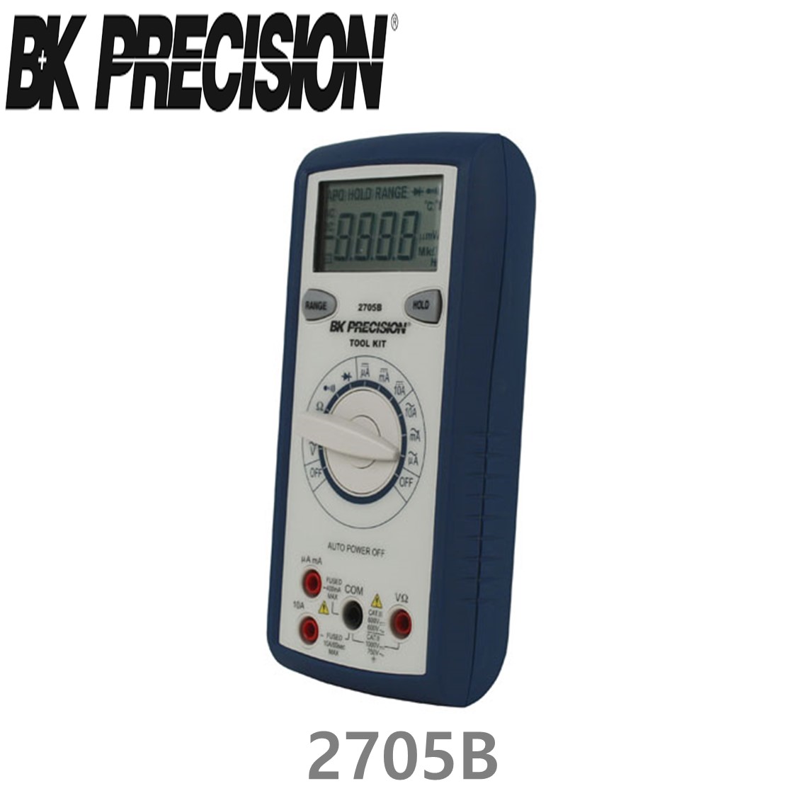 [ BK Precision ] 2705B  휴대용 디지탈 멀티미터 자동 범위 지정 DC ~1000V/AC ~750V