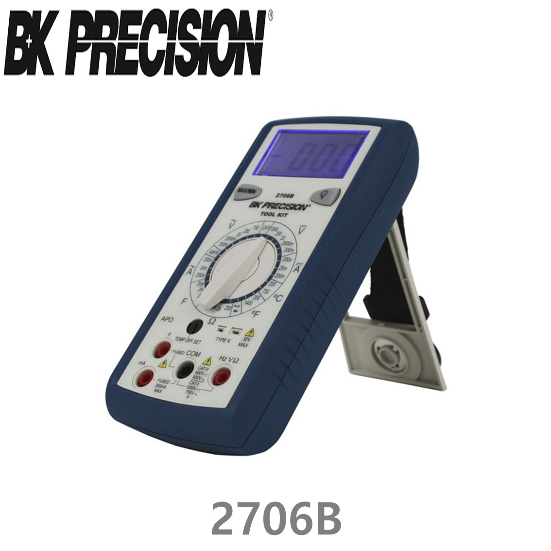 [ BK Precision ] 2706B  휴대용 디지탈 멀티미터 (온도측정 수동 범위 지정)