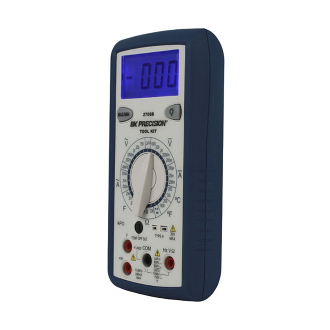 BK PRECISION 2706B 휴대용 디지탈 멀티미터 (온도측정 수동 범위 지정)