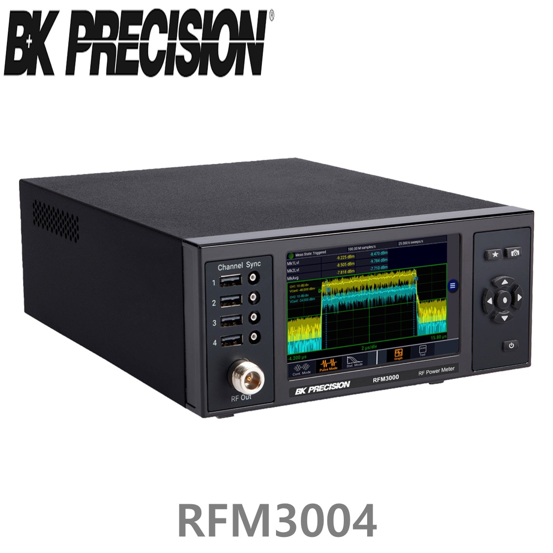 [ BK Precision ] RFM3004  4채널 RF전력계(RFP3006, RFP3008, RFP3018, RFP3040, RFP3118, RFP3140)