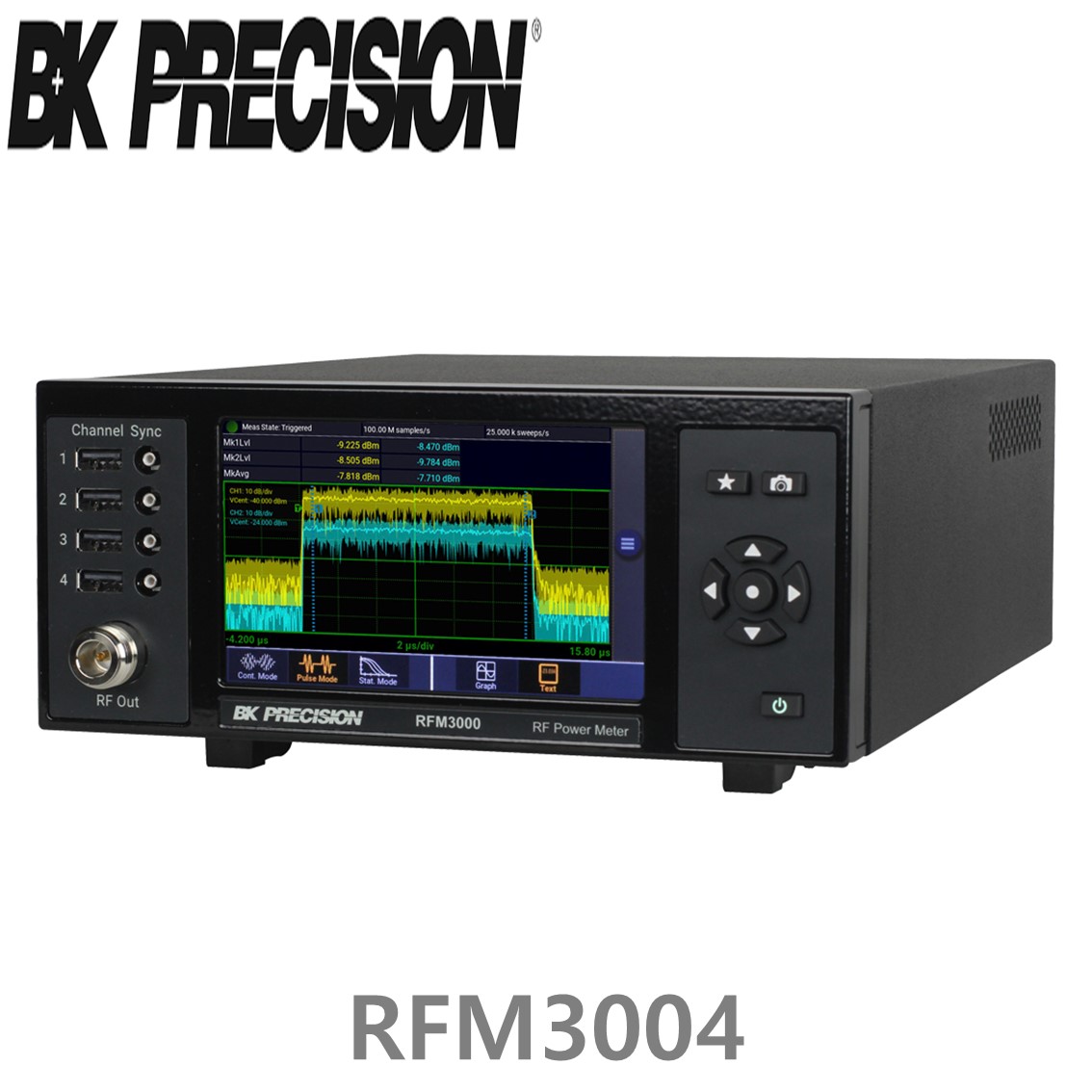 [ BK Precision ] RFM3004  4채널 RF전력계(RFP3006, RFP3008, RFP3018, RFP3040, RFP3118, RFP3140)