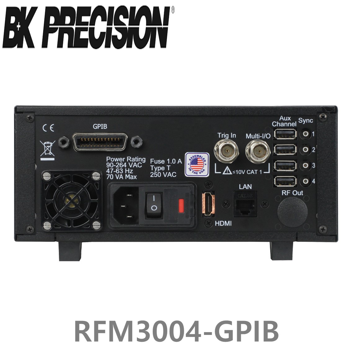 [ BK Precision ] RFM3004-GPIB  4채널 RF전력계 GPIB포함(RFP3006, RFP3008, RFP3018, RFP3040, RFP3118, RFP3140)