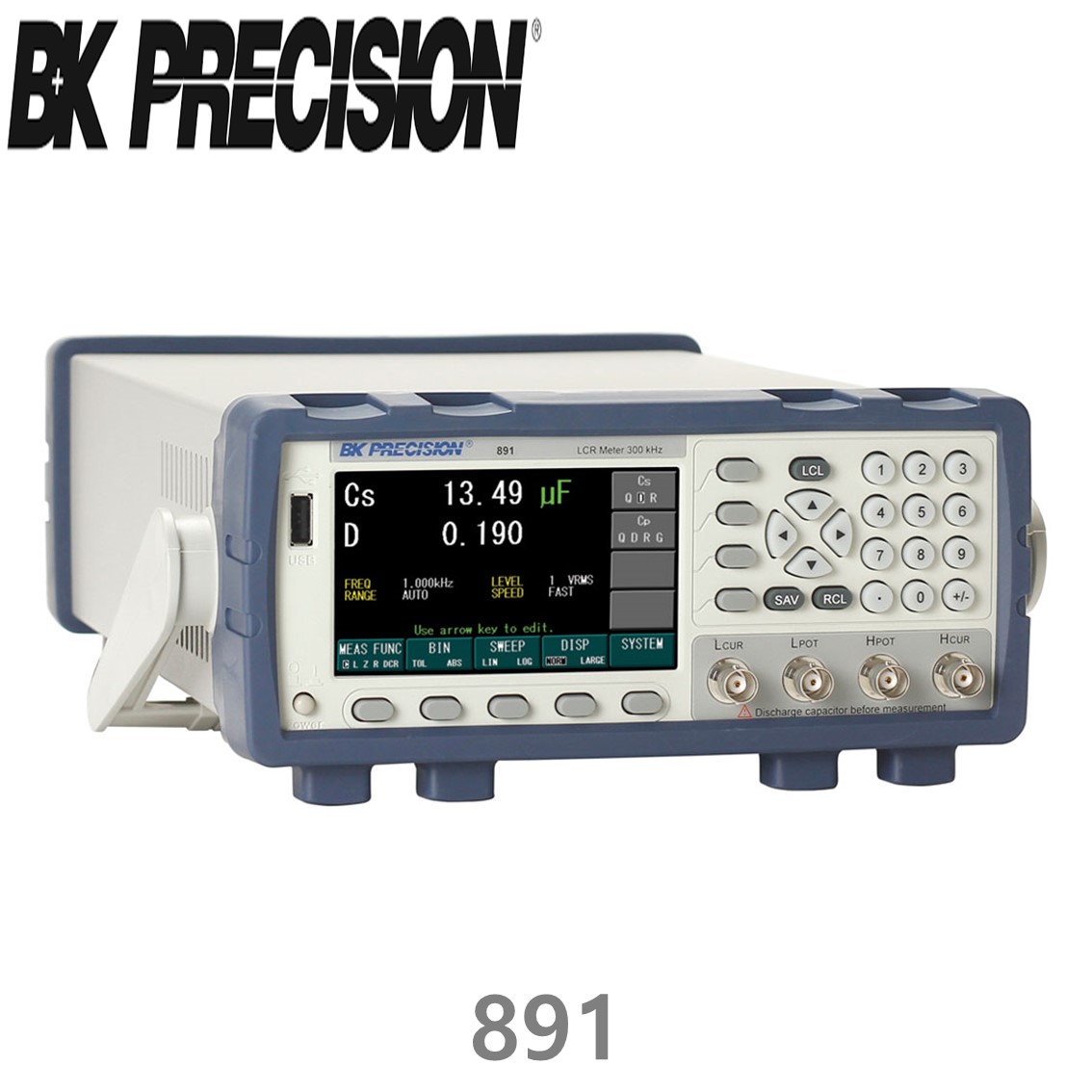 [ BK Precision ] 891  20Hz~300kHz 벤치타입 LCR 미터