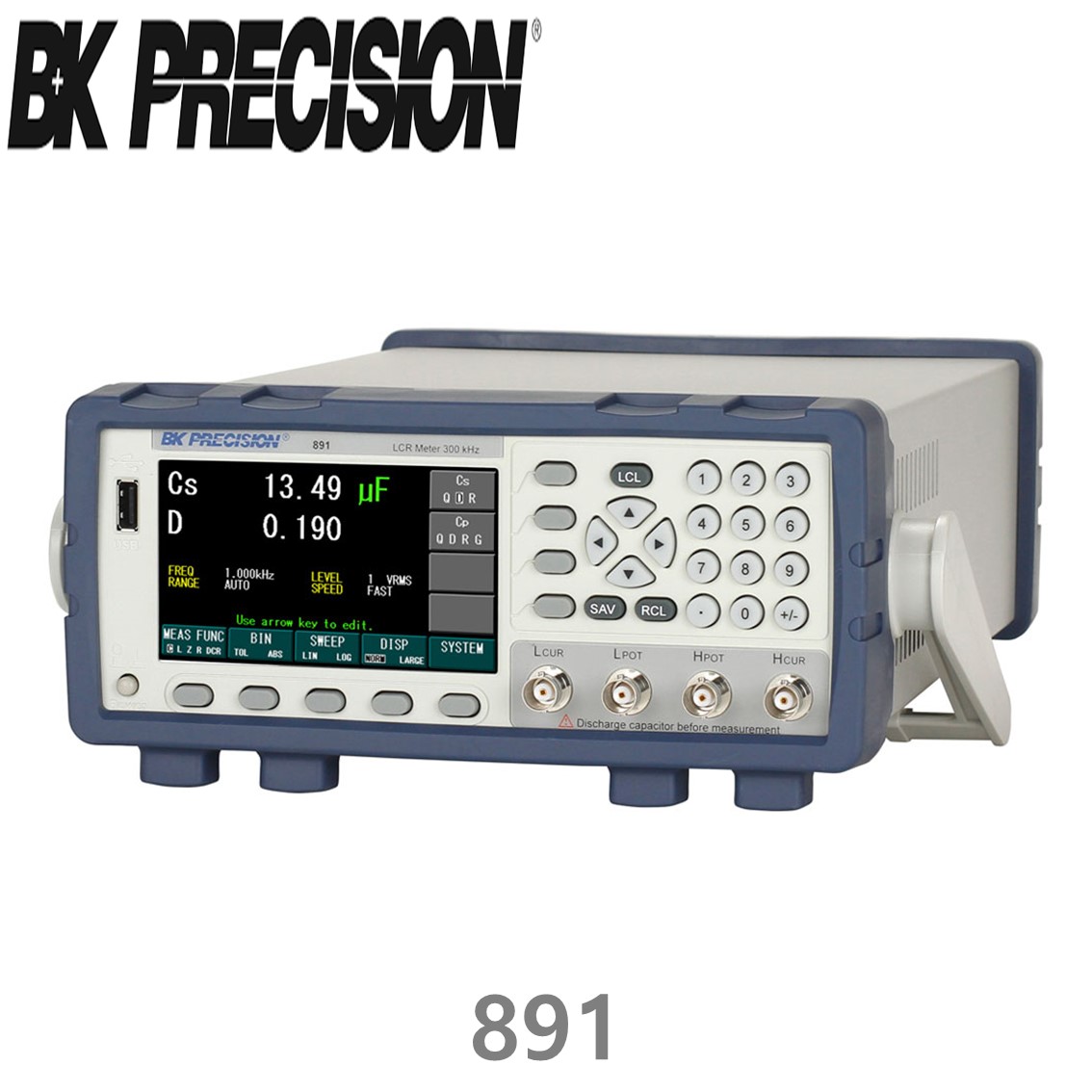 [ BK Precision ] 891  20Hz~300kHz 벤치타입 LCR 미터