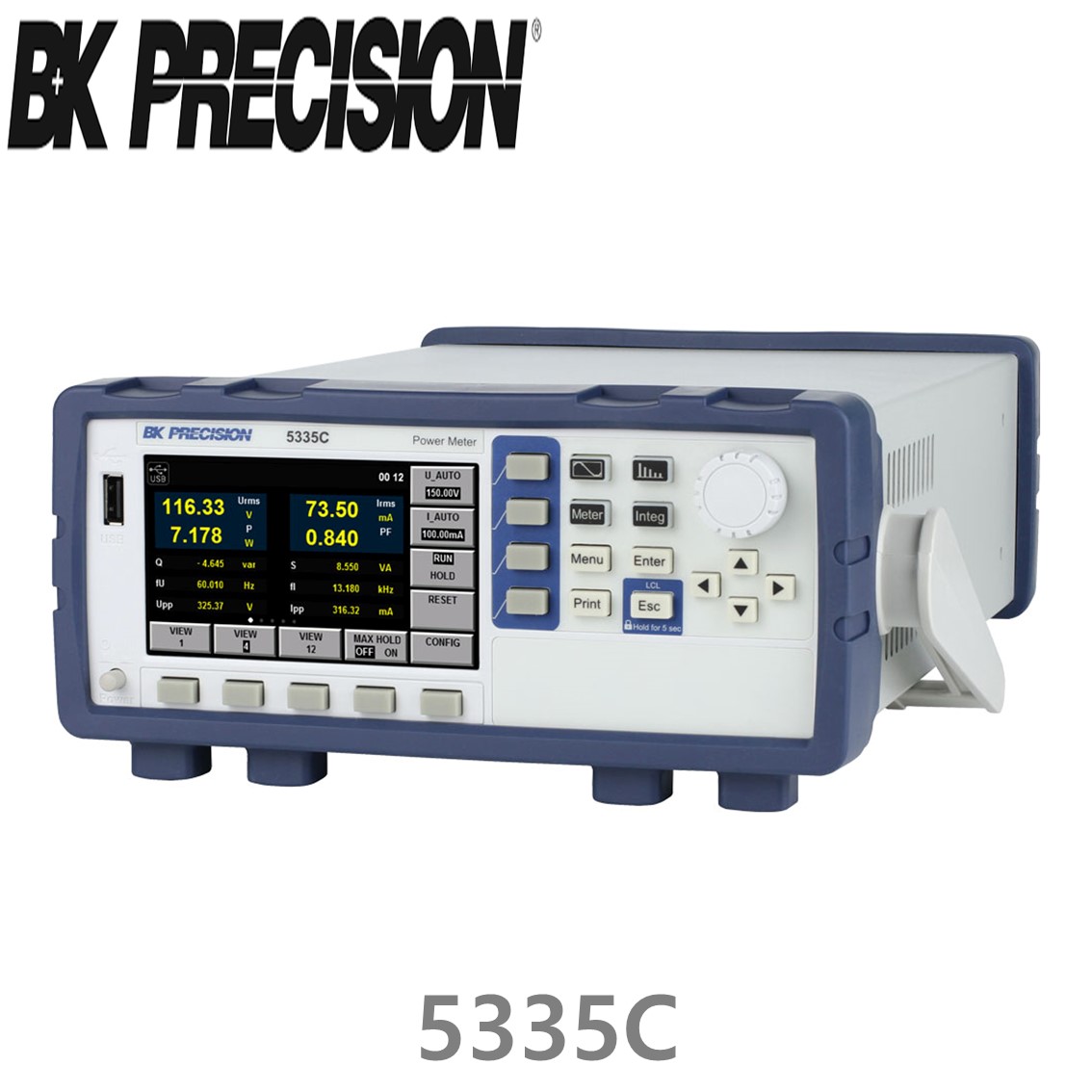 [ BK Precision ] 5335C  파워미터, 전력계 600Vrms(Cat II) 및 20Arms (GPIB 없슴)