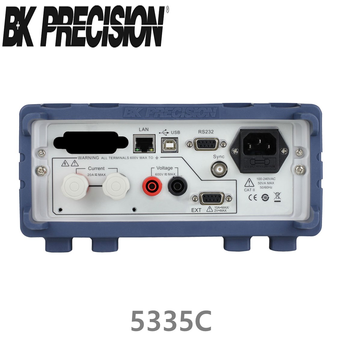 [ BK Precision ] 5335C  파워미터, 전력계 600Vrms(Cat II) 및 20Arms (GPIB 없슴)