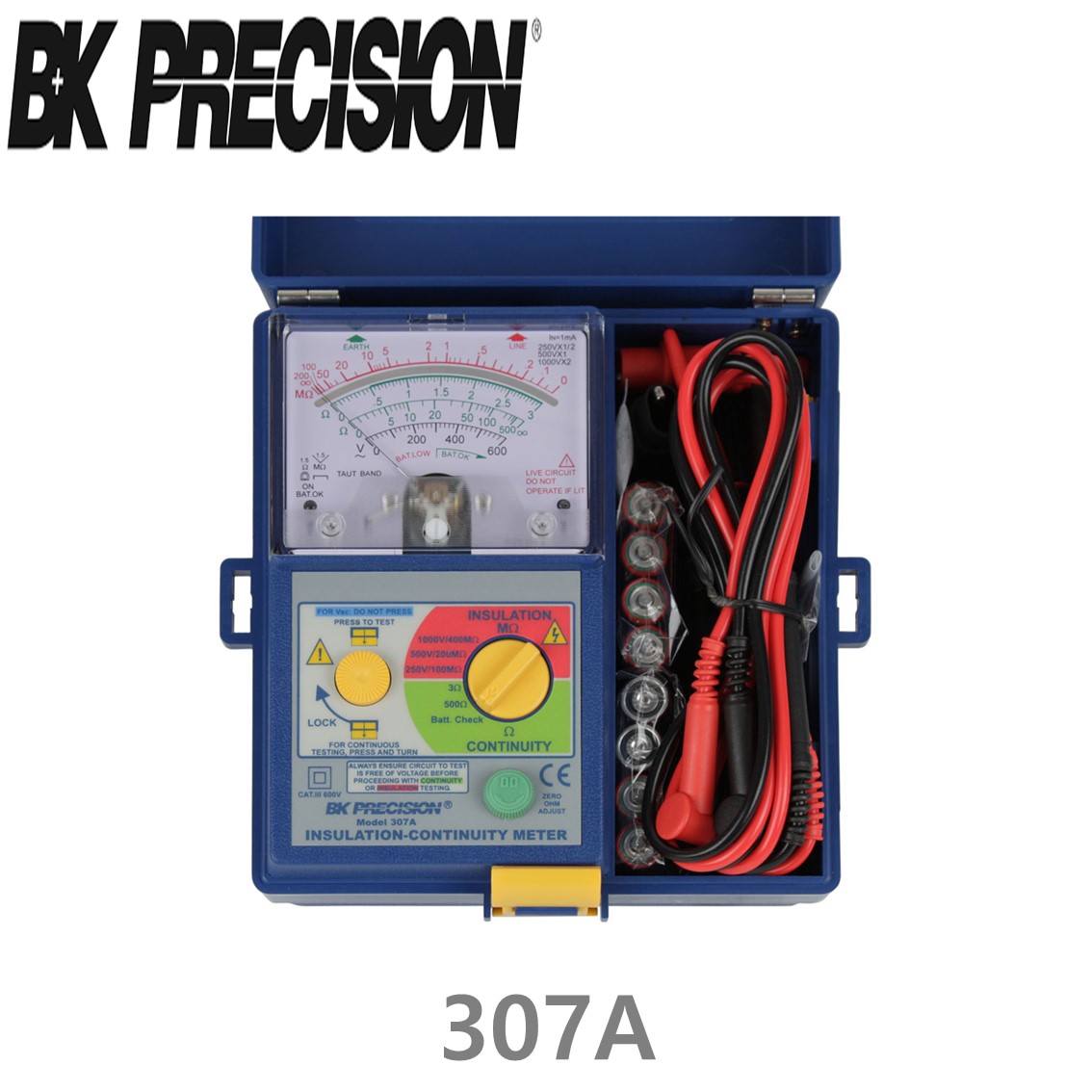 [ BK Precision ] 307A  아날로그 절연저항계