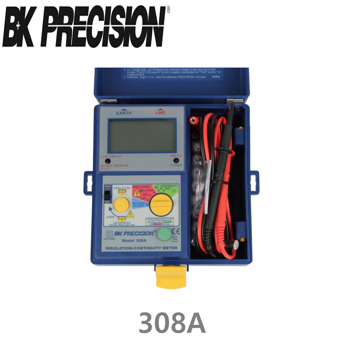 [ BK Precision ] 308A  디지털 절연저항계