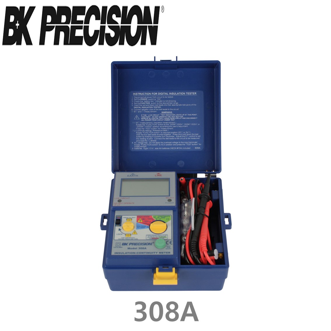 [ BK Precision ] 308A  디지털 절연저항계