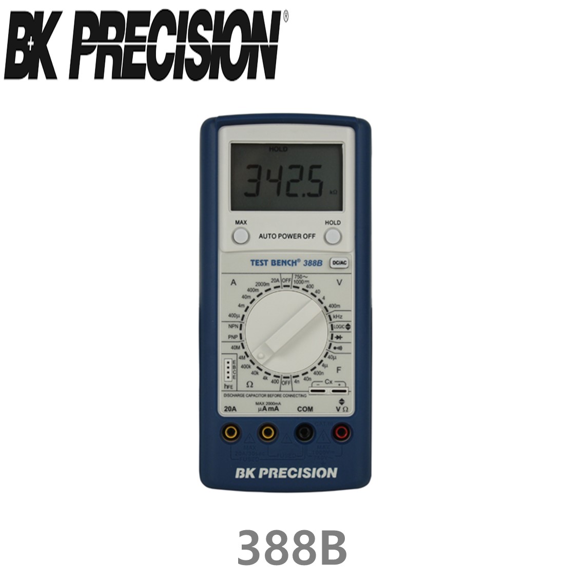 [ BK Precision ] BK388B  3 3/4,4000카운트,0.5% 디지털멀티미터