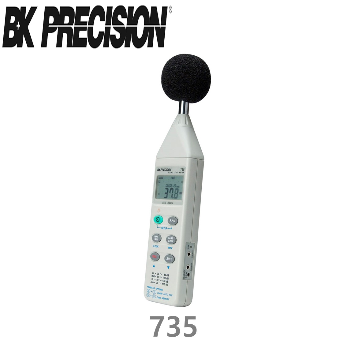 [ BK Precision ] 735  소음계 데이터 로깅 디지털 사운드 레벨 미터