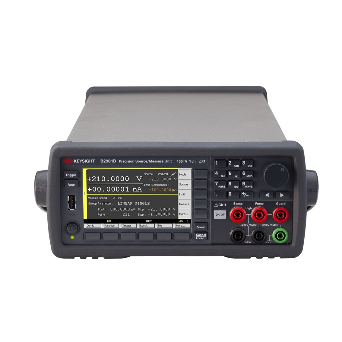 [ KEYSIGHT ] B2902B  2채널, 100fA분해능, 210V, 3A DC, 10.5 A 펄스 정밀소스 측정장치 