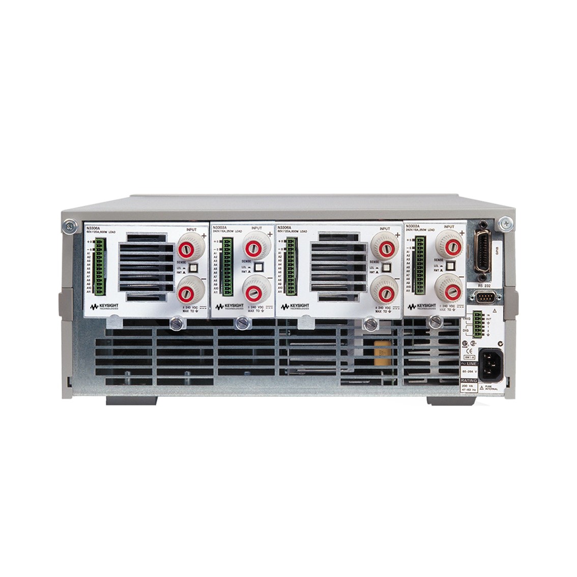 [ KEYSIGHT ] N3300A 모듈러 DC전자로드 메인프레임 1800W max/6slots