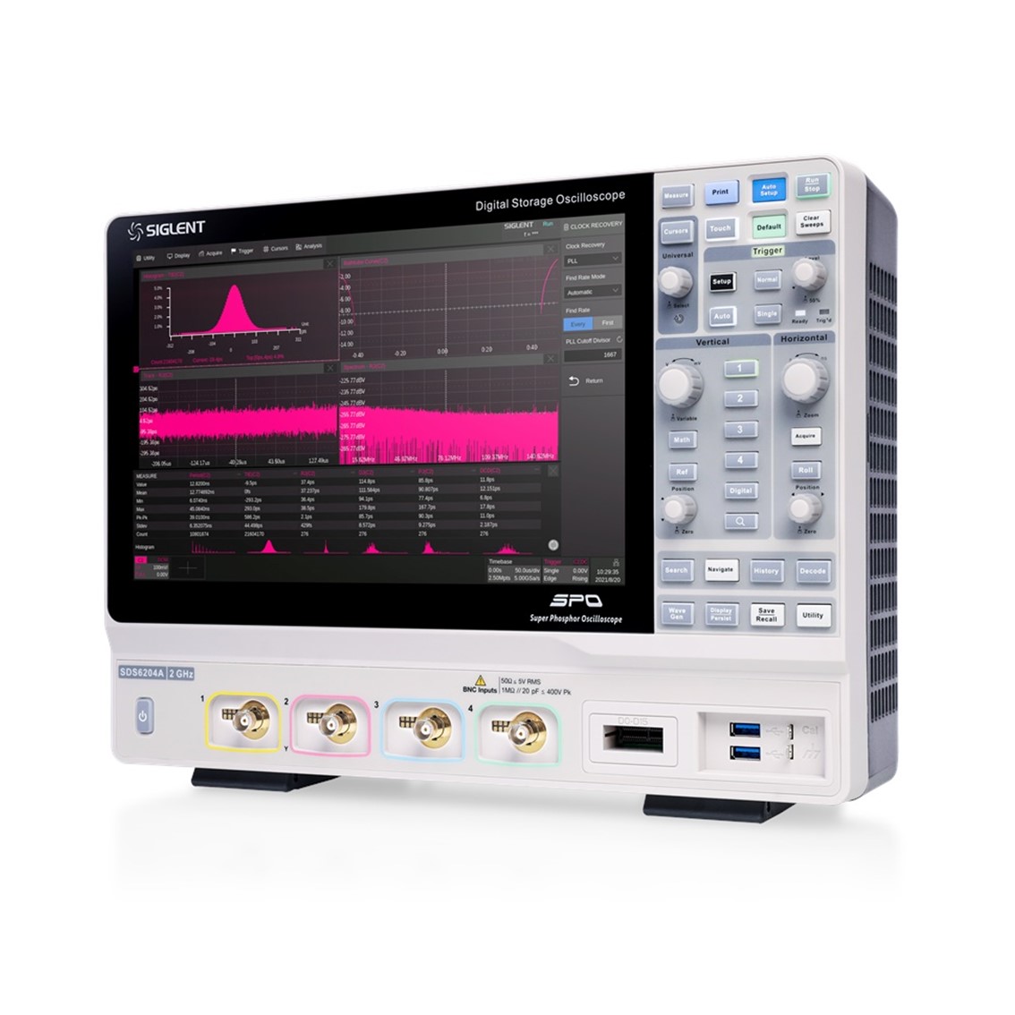 [ SIGLENT ] SDS6054L  오실로스코프 4채널/500MHz/5GSa/s(10 GSa/s ESR)/500Mpts