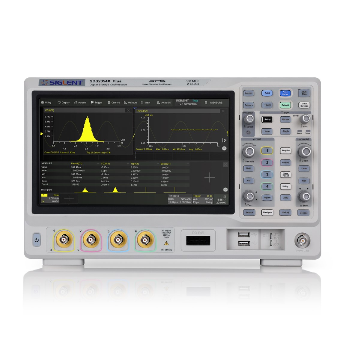 [ SIGLENT ] SDS2102X Plus 시글런트 오실로스코프 2채널/100MHz2GSa/s/200Mpts