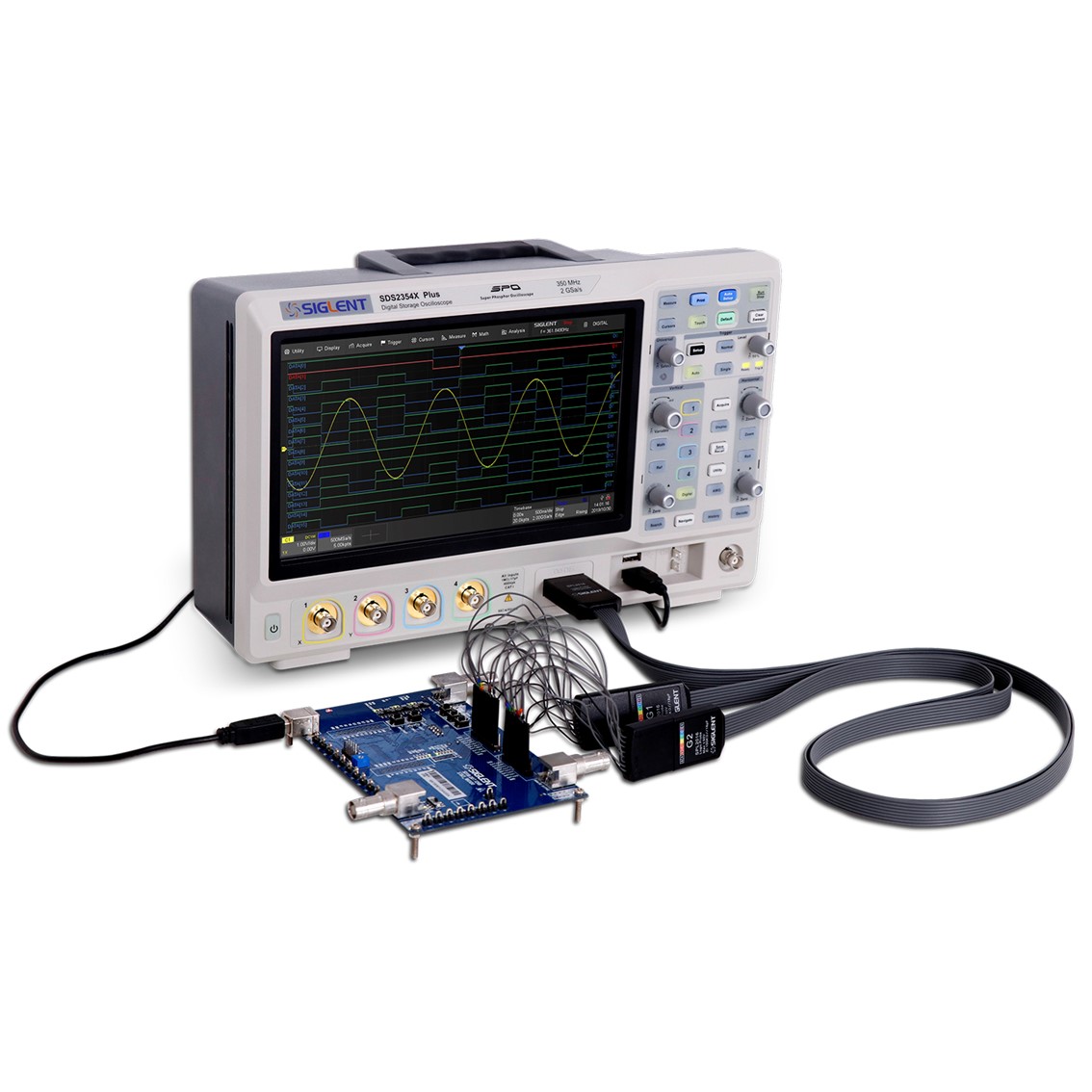 [ SIGLENT ] SDS2104X Plus  시글런트 오실로스코프 4채널/100MHz/2GSa/s/200Mpts