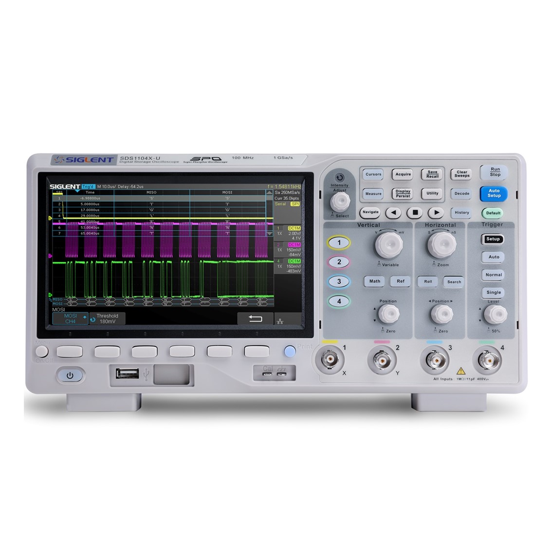 [ SIGLENT ] SDS1202X  시글런트 오실로스코프 2채널/200MHz/1GSa/s/14M