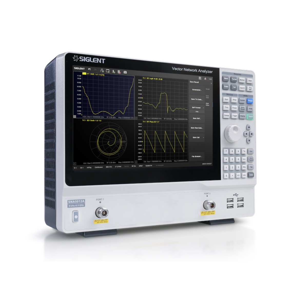 [ SIGLENT ] SNA5002A  벡터 네트워크 분석기 9kHz~4.5GHz /1 Hz / IFBW10Hz~3MHz