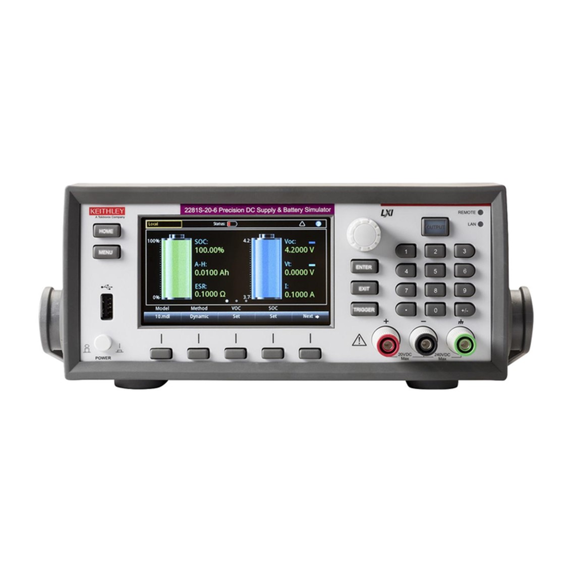 [ TEKTRONIX KETHLEY ] 2281S-20-6  고정밀 DC파워서플라이,배터리시뮬레이터 20V/6A/120W