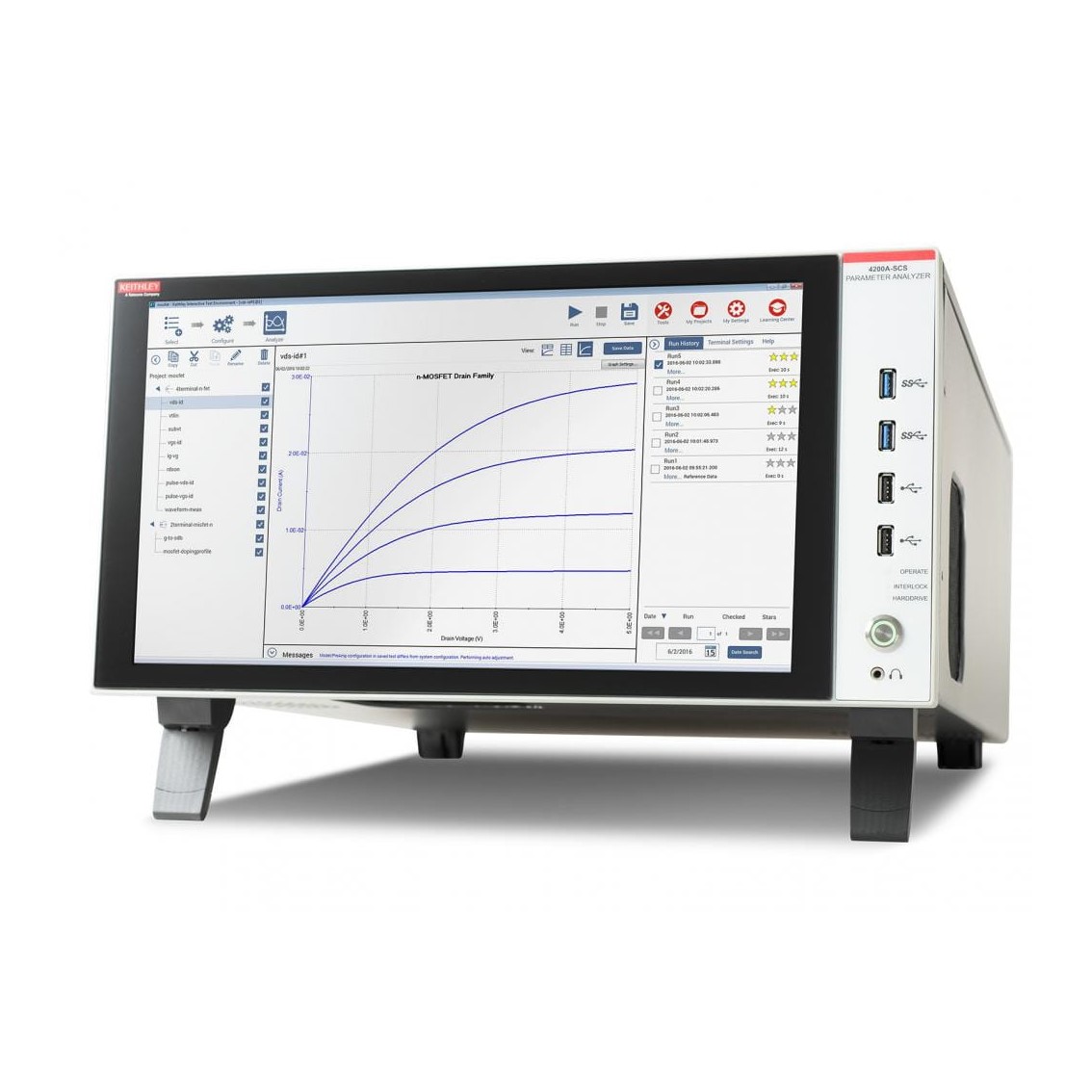 [ TEKTRONIX KETHLEY ] 4200A-SCS-PKA 매개변수 분석기,소스미터, 펄스측정장치 4201-SMU(2),4200-PA(1),8101-PIV(1)