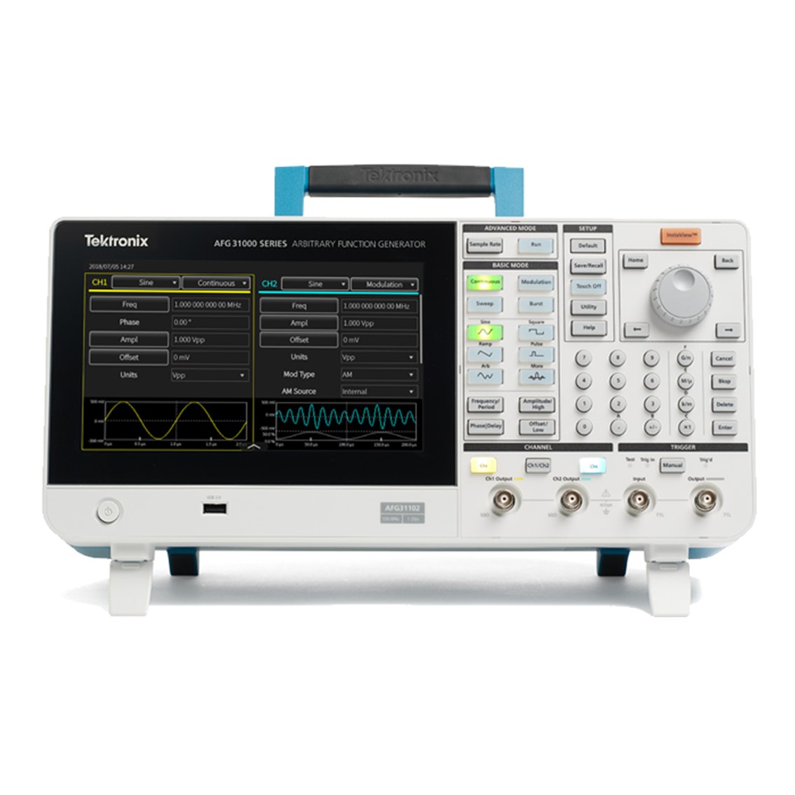 [ TEKTRONIX KETHLEY ] AFG31022  임의파형발생기,함수발생기 2채널/25MHz/250MSa/s/16Mpts